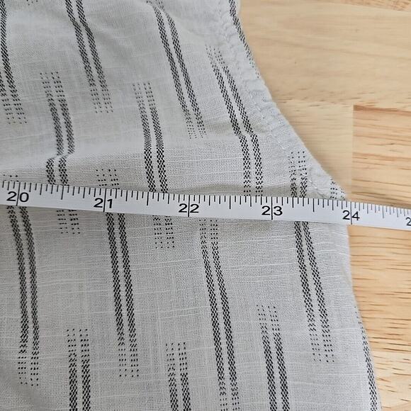 Anthropologie Pilcro Embroidered Surf Button Down Top Size Small Short Sleeve - Picture 5 of 11